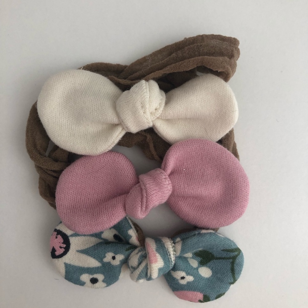 Spearmint Baby Pack of 3 Newborn Bows